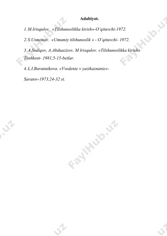 tilshunoslik fanining predmeti va uning maqsadi - Page 5