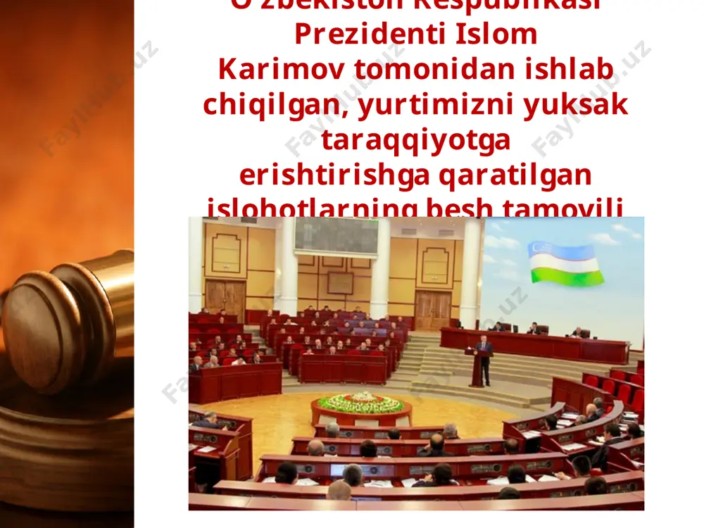 manfaatlarini ifodalovchi huquqiy siyosatning ishlab chiqilishi va amalga oshirilishi. 2. mamlakatda yuridik – huquqshunoslik fanlarining rivojlangan bo‘lishi. 3. hammaning qonun oldida tångligi. 4. huquqni amalga oshiruvchi davlat idoralari va mansabdor shaxslarning qonunlar doirasida o‘z huquqi, burchlarini bajarishi, ularni anglab olishi. 5. huquqiy tarbiya, targ‘ibot-tashviqot ishlarining izchil yo‘lga qo‘yilishi va hokazolar. qonuniylik qonun ustuvorligi, qonunga muvofiqlik, faqat qonun asosida yashash, g‘ayriqonuniylikka yo‘l qo‘ymaslikni bildiradi. qonuniylik hukmron bo‘lgan joyda tinchlik-totuvlik, tartib intizom va adolat qaror topadi, insonlarning huquq va erkinliklari to‘la ta’minlanadi. huquqiy madaniyatli odam qonunlardan qo‘rqqani uchun emas, balki ularni hurmat qilgani, qonunlar timsolida xalq xohish-irodasini ko‘rgani uchun ham qonun asosida yashashni o‘z hayotining mazmuni deb biladi. insonning ma’naviyati yuksalib borgani sari huquq haqidagi ushunchalari ham mukammallashaveradi. odamzot yanada ko‘proq huquqqa, yanada ko‘proq erkinlikka ega bo‘lishni istaydi. savol va topshiriqlar: 1. jamiyatda qonun ustuvorligiga erishish uchun nimalar talab etiladi? 2. sobiq sho‘rolar davrida inson huquq va erkinliklariga zid ishlar amalga oshirilgani …