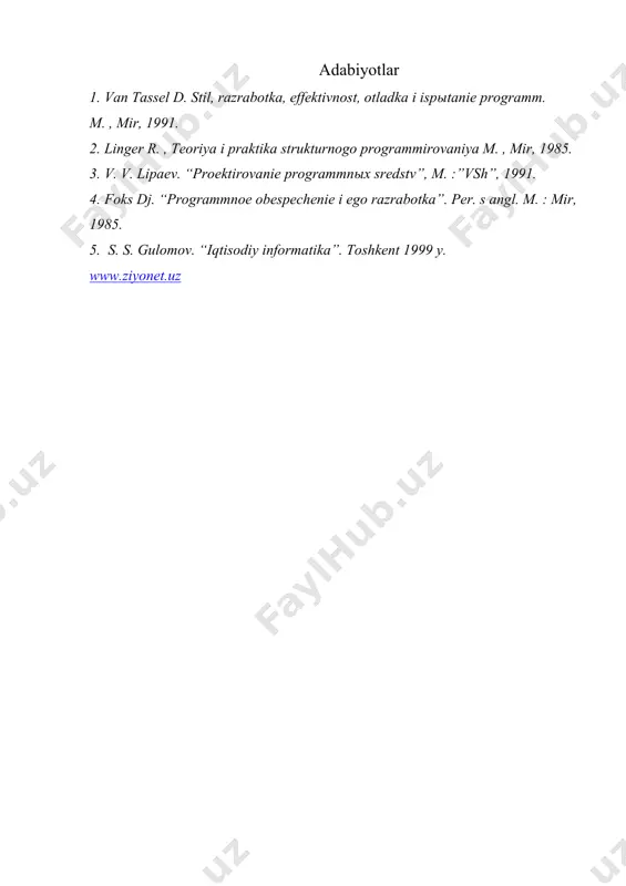 dastur mahsulotini loyihalash - Page 5