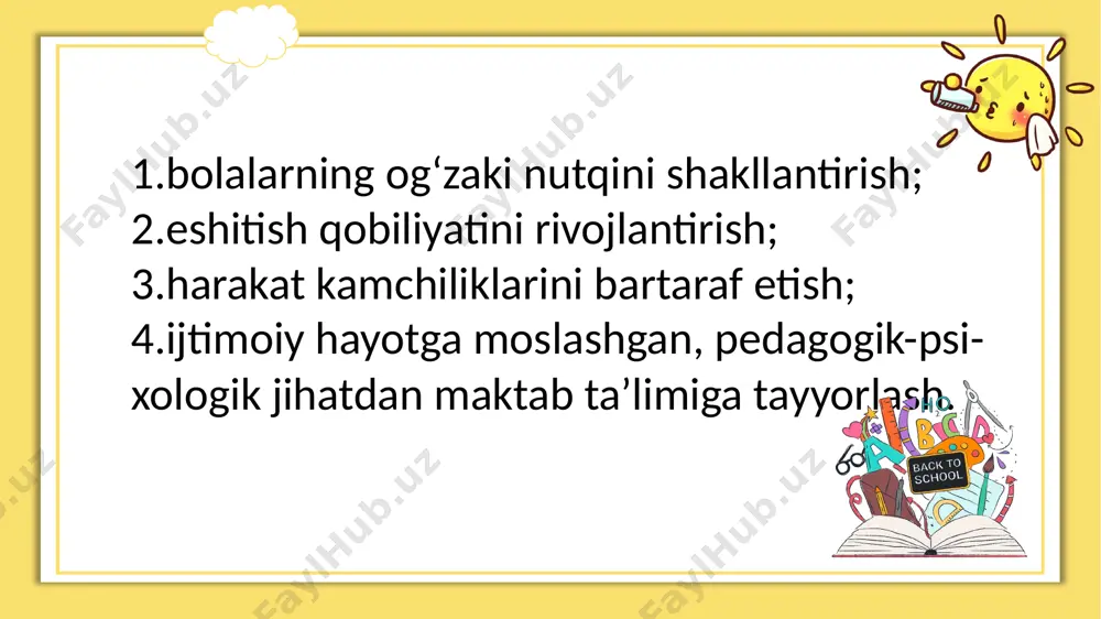 zaif eshituvchi bolalarning faoliyat turlari - Page 5