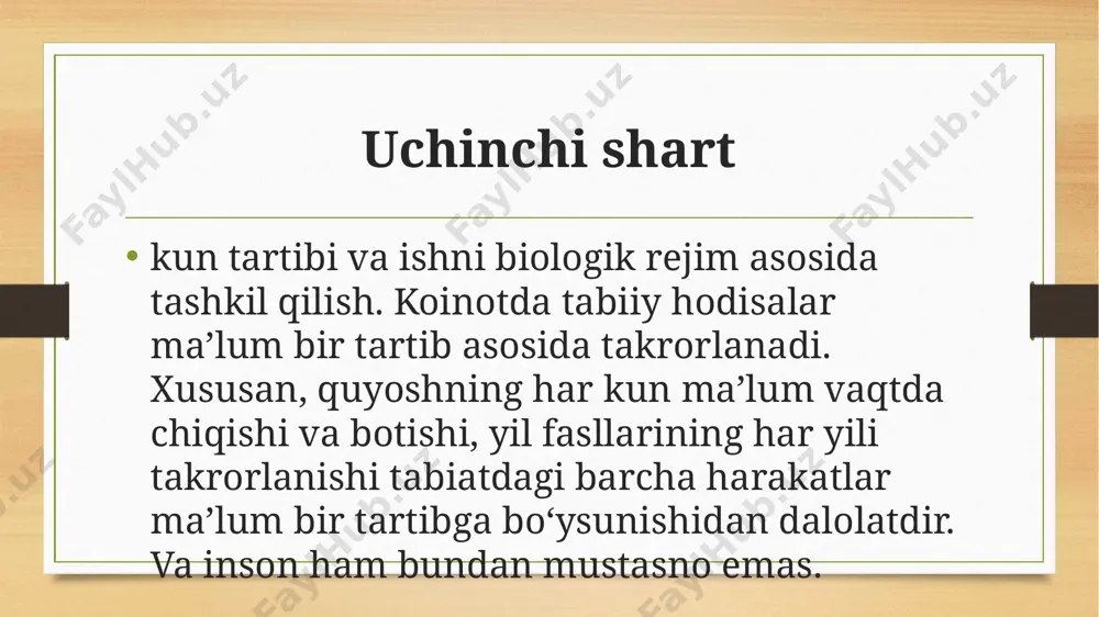 sog’lom turmush tarzi. hayot faollligi, hayot faolligiga ehtiyoj - Page 5
