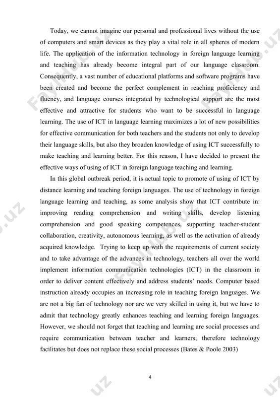 hnologies in the educational environment of english language lesson allows you to enhance and to stimulate the interest of students, activate their thinking, the effectiveness of learning, individualize instruction, increase speed of presentation and assimilation of information and rapid adjustments knowledge if necessary. the use of computer in learning english language for different purposes: — when explaining new material to the maximum solubility, for optimum consolidation of the material studied, — to improve the monitoring of students ‘ knowledge, — to organize an interesting and fruitful work on the subject these lessons can be completely tailored to the use of the computer is in the office at various stages of english lessons. according to scientists, teachers and modern students is more developed visual and emotional memory. in this regard, the use of educational software that contains lots of educational information, is equipped with animated demonstrations, hypertext links, video stories and …