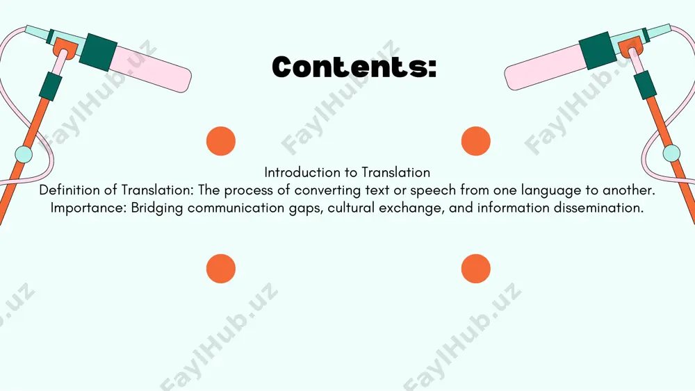 anging the grammatical structure from the source language to the target language while maintaining the same meaning. example: source: "я забыл об этом." (russian: i forgot about it.) translation: "men buni unuttim." (uzbek: i forgot this.) modulation definition: changing the viewpoint or form of the expression. when to use: to better reflect the meaning in the target language. example: translating "he is afraid of dogs" to "dogs scare him." in this method, the translator changes the viewpoint or approach to convey the same idea effectively in the target language source: "не хватает времени". (russian: there isn’t enough time.) translation: "vaqt yetishmayapti." (uzbek: time is not enough.) adaptation this method is used when a direct translation would not make sense culturally in the target language; it substitutes a concept familiar to the target language audience. source: "он как заяц." (russian: he is like a hare [implying he is fast].) translation: "u …