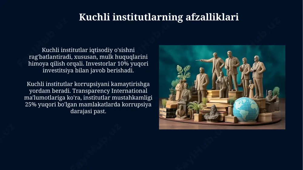 institutlar va institutsional muhtning jamiyatdagi roli - Page 5