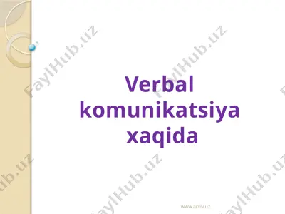 kommunikatsiya — PPTX