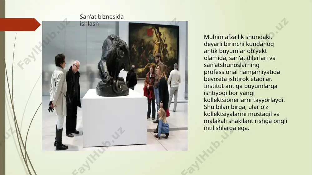 nardo da vincining vorisi va shogirdi — musavvir salai vasiyatnomasi roʻyxatida tilga olingan. u suratni milandagi oʻz singillariga qoldirgan. suratdagi yozuv uni la gioconda ismli xonimning portreti ekanligidan darak beradi[1]. insoniyat sivilizatsiyasining muhim oʻchoqlaridan hisoblangan oʻrta osiyo, uning ajralmas qismi oʻzbekiston hududida ham tasviriy sanʼat ijtimoiy hayotda muhim oʻrin egallab, davr hamda inson tafakkuridagi nozik oʻzgarishlarni oʻzida aks ettiradi. zarautsoy rasmlari, xorazm, sugʻd, baqtriya mahobatli haykal va rangtasvirlari shuning dalilidir. o‘rta asrlar tasviriy sanʼati uslub jihatidan rang-barang, turlari keng va xilma-xil, bu davrda mahobatli haykaltaroshlikning nodir namunalari yuzaga keldi. hindiston, indoneziya, hindixitoy o‘lkalarida betakror haykaltaroshlik asarlari yaratildi. o‘rta sharq mamlakatlarida miniatyuraning o‘ziga xos turi yaratilgan bo‘lsa, o‘rta asr yevropa madaniyatida haykaltaroshlik va rassomlik diniy eʼtiqod va dunyoqarashlar zaminida o‘ziga xos yo‘nalish va mazmun kashf etdi, ikona sanʼati ravnaq topdi. roman uslubi va gotika barpo etilgan meʼmoriy obidalarda sanʼatlar sintezining ajoyib namunalari yaratildi. 17–19-asrlarda tasviriy sanʼat uslub jihatidan rang-barang, milliy mahalliy …