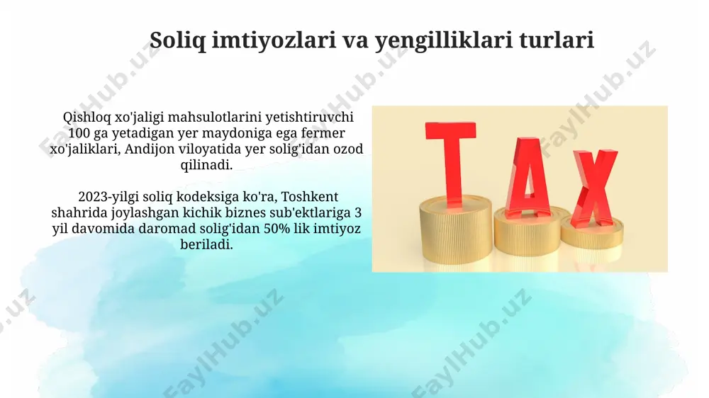 soliq imtiyozlari va yengilliklari - Page 4
