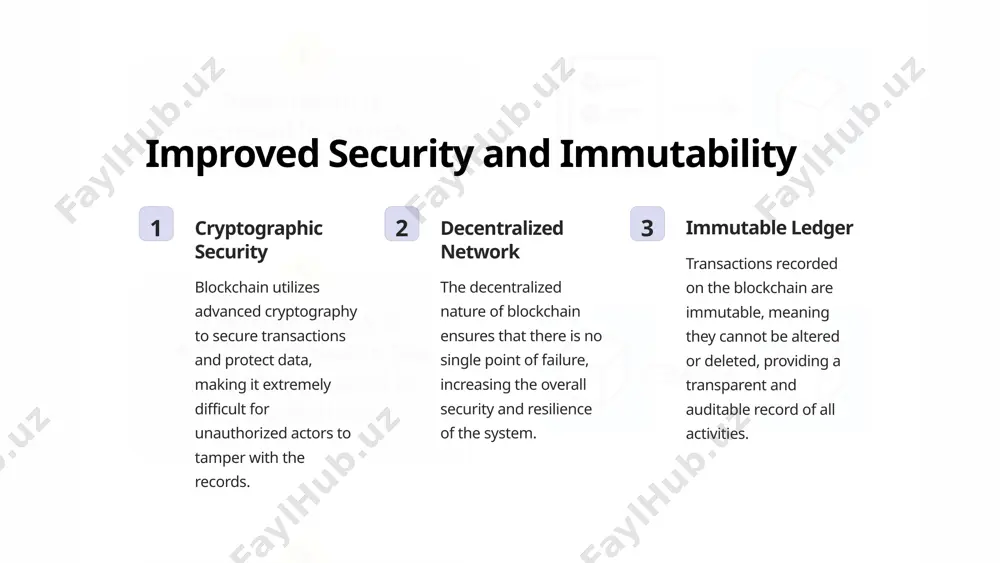 implement in a decentralized system. 3 tax implications and reporting the tax treatment of cryptocurrencies and blockchain-based transactions is still evolving, requiring businesses and individuals to stay vigilant and properly report their activities. 7 energy consumption and environmental impact high energy demands blockchain networks, especially those that use energy-intensive proof-of-work consensus mechanisms, can have significant energy requirements to power the computational processes needed to validate transactions. e-waste concerns the rapid obsolescence of specialized mining hardware used in blockchain networks can lead to a growing electronic waste problem, as outdated equipment is discarded. transitioning to renewables to address the environmental impact, some blockchain networks are exploring the use of renewable energy sources, such as solar and wind power, to power their operations. 8 adoption and integration challenges integrating blockchain technology into existing systems can be complex, requiring significant technical expertise and coordination across multiple stakeholders. adoption barriers include regulatory uncertainty, lack …