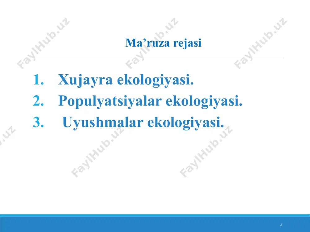 adi, ya'ni ular sirt maydonini keskin oshiradi. 8 mitsel tuzilishi (zamburug'lar, aktinomitsetlar) tuproqdagi hayot uchun alohida ahamiyatga ega. heterogen bo'lmagan mikrozonal muhitda bo'lgani kabi, tuproqdagi apikal o'sishi bilan filamentli tuzilish bunday mikroorganizmga aniq ustunlik beradi. u elektr ta'minotisiz mikro zonalarni engib chiqadi va qulay sharoitlarni qidiradi. tuproqda zamburug'lar bakteriyalarni mag'lubiyatga uchratadi va o'simlik qoldiqlarining asosiy iste'molchisiga aylandi, ammo ilgari yer yuzida hukmronlik qilgan siyanobakterial paspaslardagi suvdagi geologik davrlarda bakteriyalar asosiy halokatchi bo'lgan. aktinomitset mitseliyasining qalinligi zamburug'lar mitseliyasiga qaraganda 5-10 baravar ingichka bo'lib, ular sekin o'sadi va ular uchun katta bo'shliqlarni engish qiyinroq kechadi. ammo, tuproqdagi biomassa jihatidan ular prokaryotlarning umumiy biomassasining 25 foizini tashkil qiladi. ularning rivojlanishida miselyal o'sishi, faol gidrolitik bo'lishi va turli xil antibiotiklarni hosil qilishi juda muhimdir. 9 10 mikroorganizmlarning o'lchamlari katta ekologik ahamiyatga ega va diametri o'n minglab marta farq qiladi: virus 200 a, mikoplazma 1000 a, bakteriya 10 ming a (1 mikron), zamburug'lar gifalarining qalinligi …