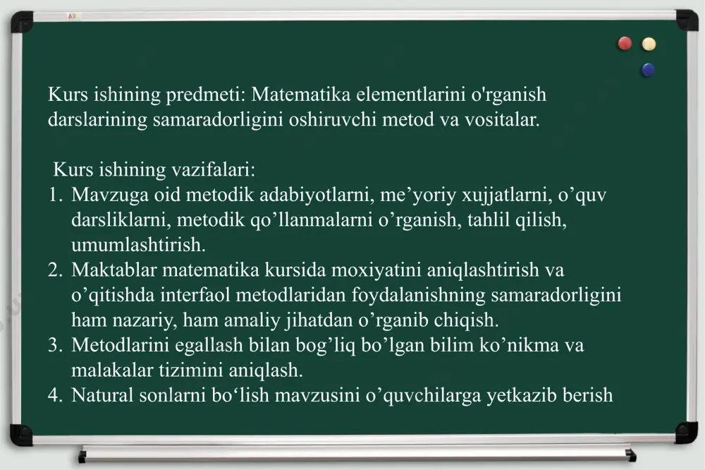 natural sonlarni bo'lish mavzusini o'qitish metodikasi - Page 5