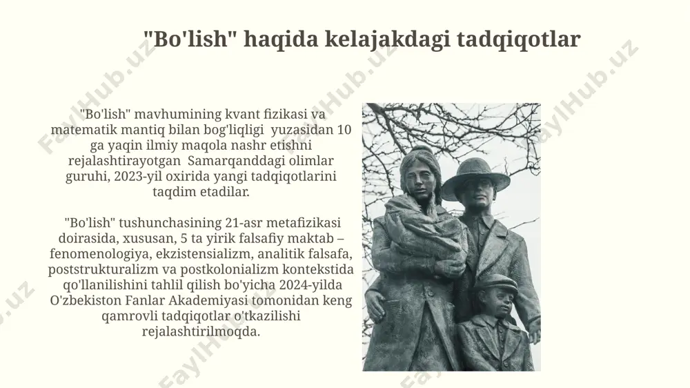 da dunyo falsafiy fikriga taʼsir koʻrsatgan, mavjudlikning tanlovga bogʻliqligini urgʻulaydi. e'tiboringiz uchun rahmat @taqdimot_robot image2.jpg image3.jpg image4.jpg image5.jpg image6.jpg image7.jpg image8.jpg image9.jpg image10.jpg image11.jpg image12.jpg image13.jpg image14.jpg image15.jpg image16.jpg image17.jpg image18.jpg