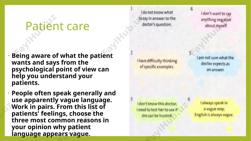 communicationconsidering what the patient thinks - Page 5