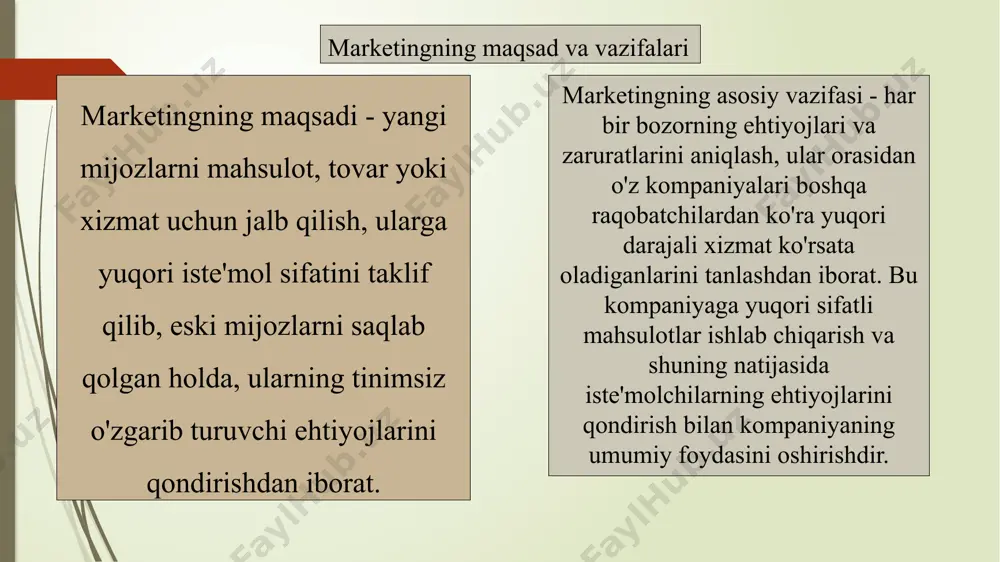 marketing turlari va uning o'ziga xos xususiyatlati - Page 5