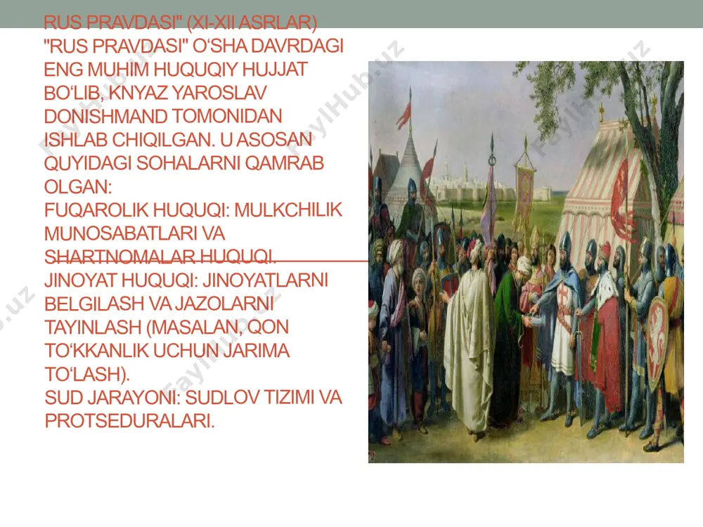 oʻrta asrlarda rossiya davlati, huquqi tarixi - Page 4