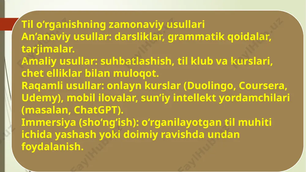 til o‘rganish va uning ahamiyati - Page 5