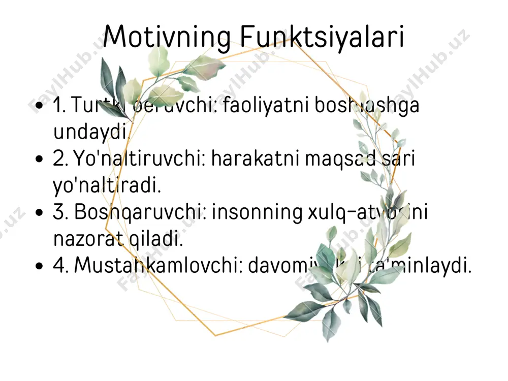 motivning tuzilishi va funksiyalari - Page 5