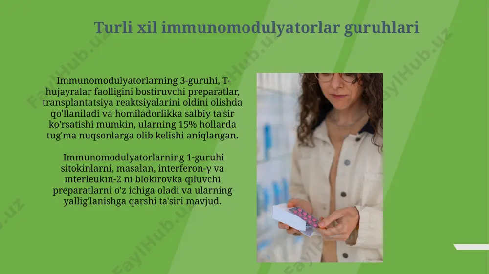 immunomodulyator dorilar va biologik preparatlar - Page 4