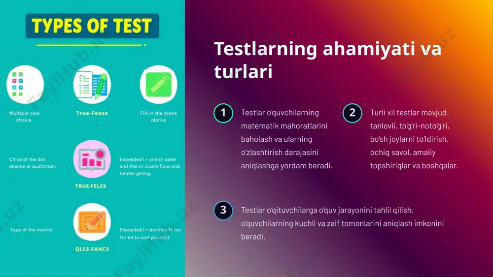 boshlang‘ich sinf matematika darslari samaradorligini testlar orqali rivojlantirish - Page 3