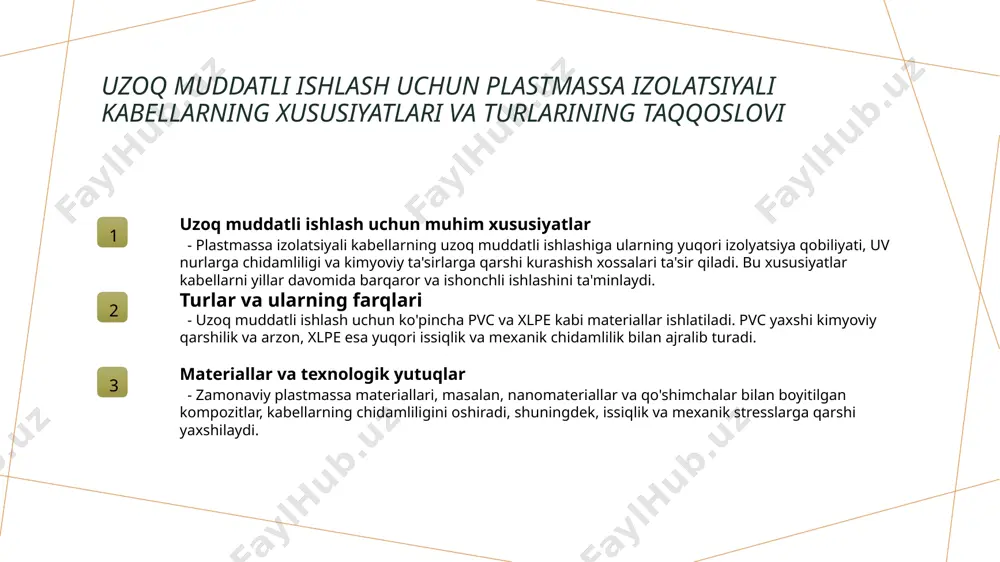 m., rahimov sh. m. innovatsion texnologiyalar va plastmassa izolatsiyali kabellar. innovatsiya va texnologiya jurnal, 2022. e'tiboringiz uchun rahmat! /docprops/thumbnail.jpeg