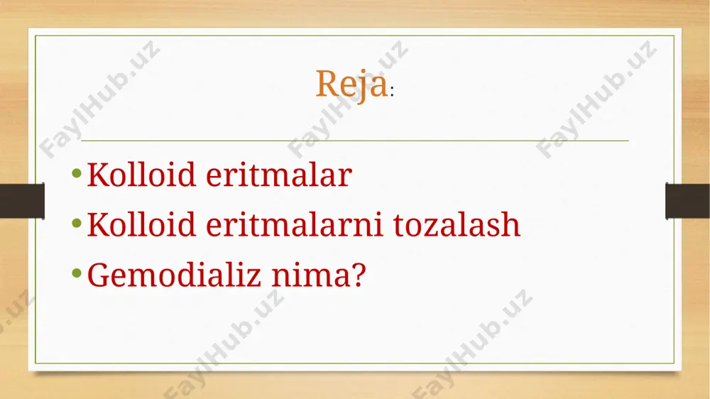 kolloid sistemalarni dializ yo’li bilan tozalash - Page 3