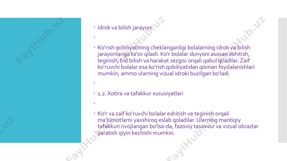 ko‘r va zaif ko‘ruvchi bolalar psixologiyasi - Page 4