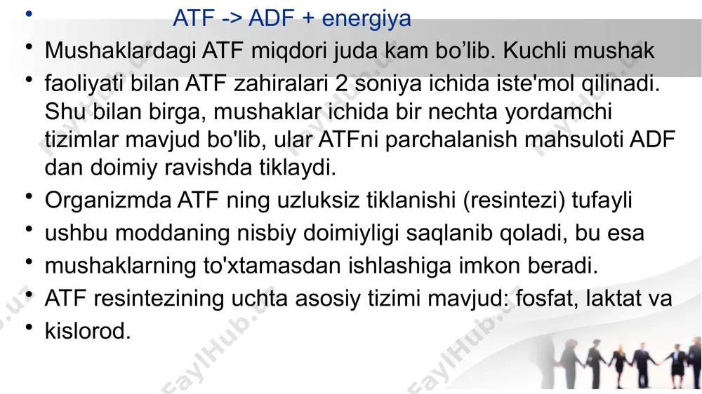 jismoniy mashqlarning energiya xarakteristikalari - Page 5