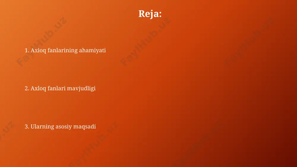 milga – iqtisodiy rivojlanish, siyosiy barqarorlik va axloqiy qadriyatlarning mustahkamligiga bog'liq bo'lib, bu omillar bir-birini to'ldiradi. axloqiy qadriyatlar jamiyatdagi 5 ta asosiy institut (oila, ta'lim, din, davlat, fuqarolik jamiyati)ning mustahkamligi va barqarorligini ta'minlashda muhim rol o'ynaydi, ijtimoiy uyg'unlikni 20% ga oshiradi. global axloqiy muammolar kiberjinoyatchilikning o'sishi, shaxsiy ma'lumotlarning himoyalanishi va sun'iy intellektning axloqiy jihatlarini o'z ichiga olgan holda, 21-asrda 50 dan ortiq yangi axloqiy muammolar paydo bo'ldi. jahon miqyosidagi axloqiy muammolar, masalan, iqlim o'zgarishiga qarshi kurashda 195 davlatning 2030 yilgacha bo'lgan maqsadlarga erishishdagi axloqiy mas'uliyatini o'z ichiga oladi. axloqiy qarashlar xilma-xilligi axloqiy qarashlarning xilma-xilligi 20 dan ortiq madaniyatlarda kuzatiladi, bu esa 50 dan ortiq turli axloqiy tizimlarning mavjudligini ko‘rsatadi. falsafiy axloqshunoslik 2 ta asosiy axloqiy nazariyani – deontologiya va konsequentializmni farqlaydi, ularning har biri axloqiy qarorlarni qabul qilishning turli xil usullarini taklif qiladi. axloqiy madaniyat va uning rivojlanishi axloqiy madaniyat darajasi, demografik ko'rsatkichlar tahlili orqali, jinoyatchilik darajasining 10% pasayishi bilan …