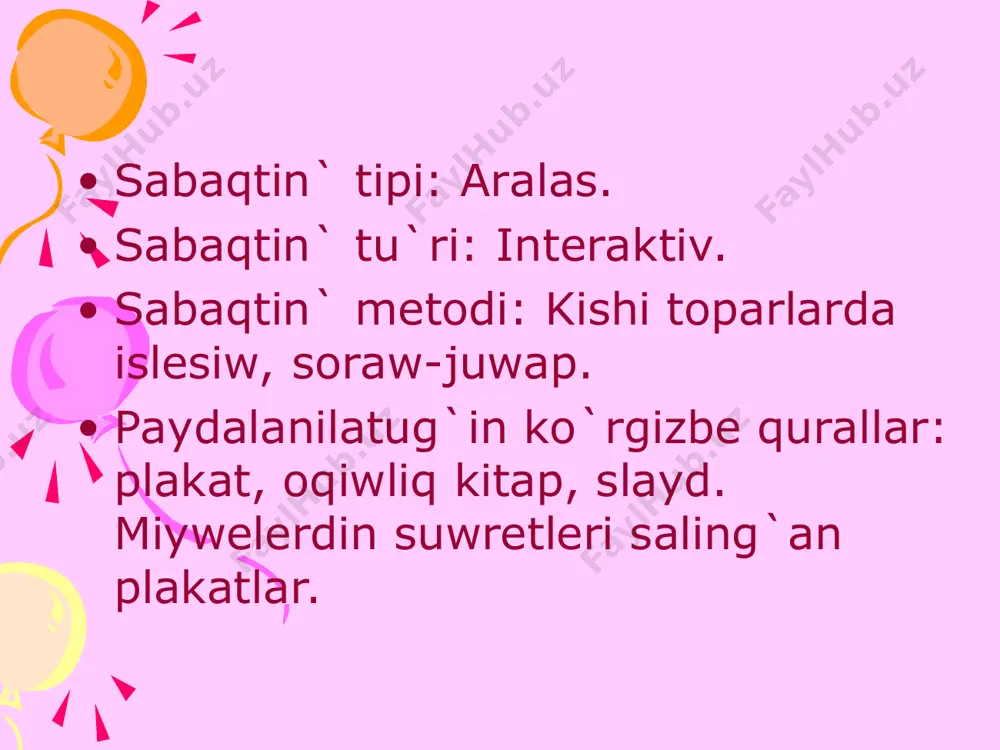 jaqsilaydi. tazartilmag`an awqatliq tuximinin` da`nlerinde, sobiqlilar tuximlasinda, ma`yek sariwzinda ushirasadi. b1 vitamini jetispewshiliginen “beri-beri” (polinevrit) keselligi kelip shig`adi. кептердегі в1 авитаминозы vitamin (riboflavin) xx-a`sirdin` 30 jillarinda aniqlandi. go`shte, su`tte, bawirda, ma`yekte, awqatliq da`nlerde gezlesedi. ribotil spirtinen ha`m izolloksizinnen turadi. jetispewshiliginen ko`zdin qabag`i isedi, awiz quwislig`i qurg`ap qaladi. vitamin (piridoksin) belok almasiwinda qatnasadi qannin` quraminda xolestirinnin` jiynaliwina jol qoymaydi. arpa, bawir, biydayda ushirasdi. tishqanlardag`i avitaminozi jetispewshiliginen: aterosklerozdin rawajlaniwi. bawirdin` isiniwi. qalqan ta`rizli bezdin` xizmeti pa`seyedi. vitamin azotli aralaspalar sintez reaktsiyalarina qatnasadi. qan kletkalari- eritrotsitler, trombotsitlerdin duziliwin a`melge asiradi. haywan go`shlerinde, bawirda , ma`yekte, buyrekte, su`tte gezlesedi. - jetispewshiliginen qani azliq, anemiya keselligi kelip shig`adi. don`izdag`i qani azliq awiriwi. sizge b topari vitaminleri jetispewshiligin beldiretug`in belgiler tilin`iz qizarip ketse; tez-tez ashiwiz kelse; uyqin`iz qaship, bereketin`iz ketse; uzaqqa sozilg`an bas aylaniw tez-tez qaytalansa; ko`z aldin`iz qarawtip a`lle qanday daqlar uship ju`rse; tez-tez dem jetispey qaliwshiliq qaytalansa. vitamin c (askorbin kislotasi) витамин с oksidleniw-qa`lpine …