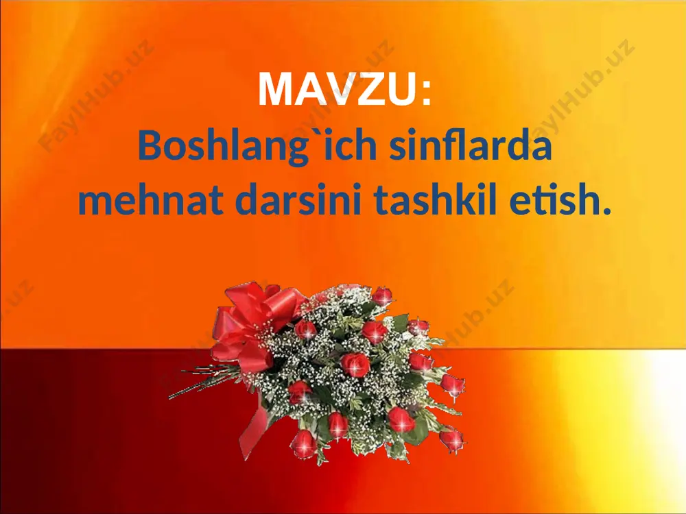 h, ularning aniq amaliy maqsadlar uchun tanlanishini asoslab berishni asta-sekin o`rganib boradilar. bularning barchasi bolalarda buyumni konstruktsiyalashtirish va uni to`g’ri bajara olish ko`nikmalarini rivojlantirish uchun muhim ahamiyatga ega. * 1. qog’oz va karton bilan ishlash i-sinfdagi birinchi mehnat darsidayoq o`quvchilarni qog’ozning eng muhim xususiyatlari bilan amaliy tanishtirish zarurati paydo bo`ladi. bu xususiyatlardan buyumlar tayyorlashda foydalanish bolalarga to`g’ri mehnat qilish va ishning yuqori sifatiga erishishga imkon beradi. o`qituvchining ko`rsatib berishi va u tomonidan tashkil etiluvchi kichik hajmli kuzatishlar, eng oddiy tajribalar birinchi sinf o`quvchilariga ishlov berilayotgan materiallar xususiyatlarini bilish, bu xususiyatlarni aniqlash va baholay olish ishida yordam berishi, uni qiziqarliroq qilishini tushunishlariga imkon beradi. turli turdagi va navli qog’ozlar namunalarini elementar o`rganish, bunda olingan ma`lumotlarni taqqoslash v atahlil qilish orqali o`quvchilar har bir tur va nav qog’oziga muayyan xususiyatlar uni tayyorlashda yoki qo`shimcha ishlov berishda maxsus berilishini aniqlaydilar. bu xususiyatlar qog’oz vazifasiga bog’liq bo`ladi. masalan, yozuv qog’ozi oq, yupqa, zich bo`lishi; …