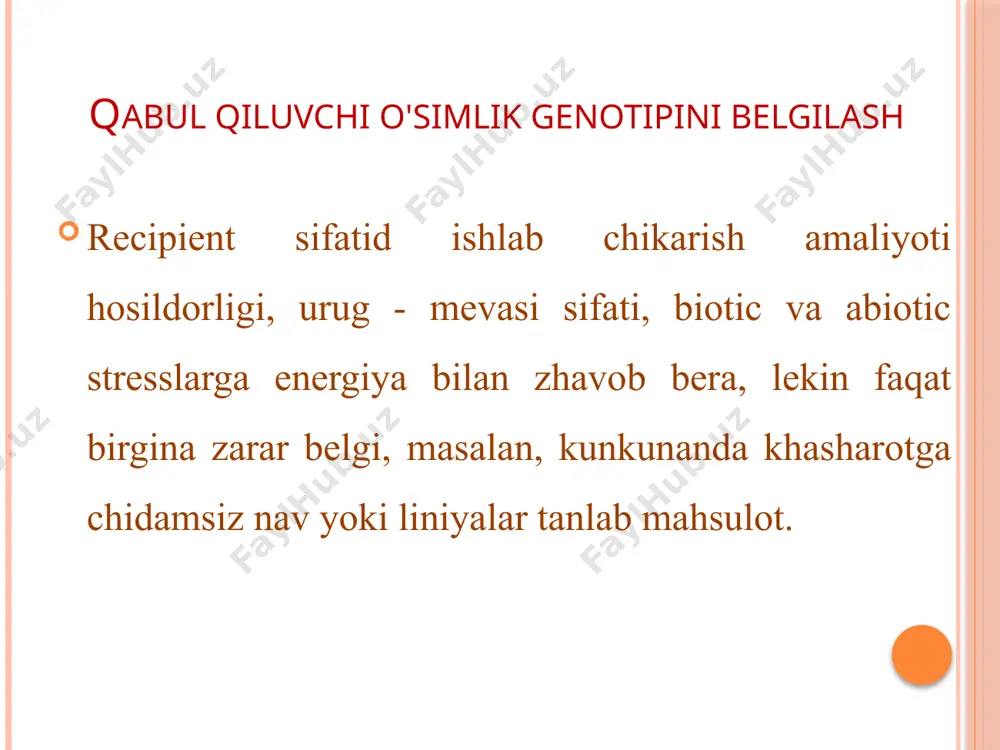 o’simliklar va gen muhandisligi - Page 5