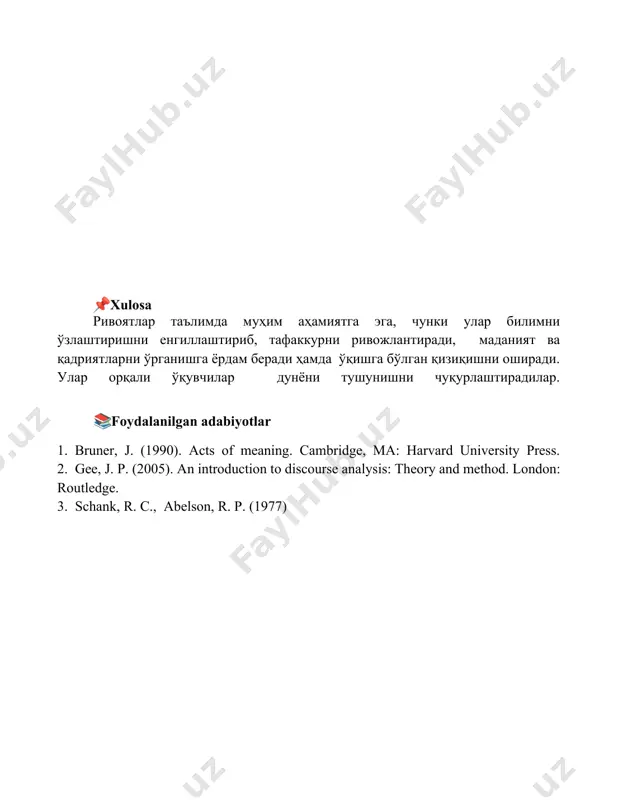 rivoyatlarning tarbiyaviy ahamiyati - Page 5