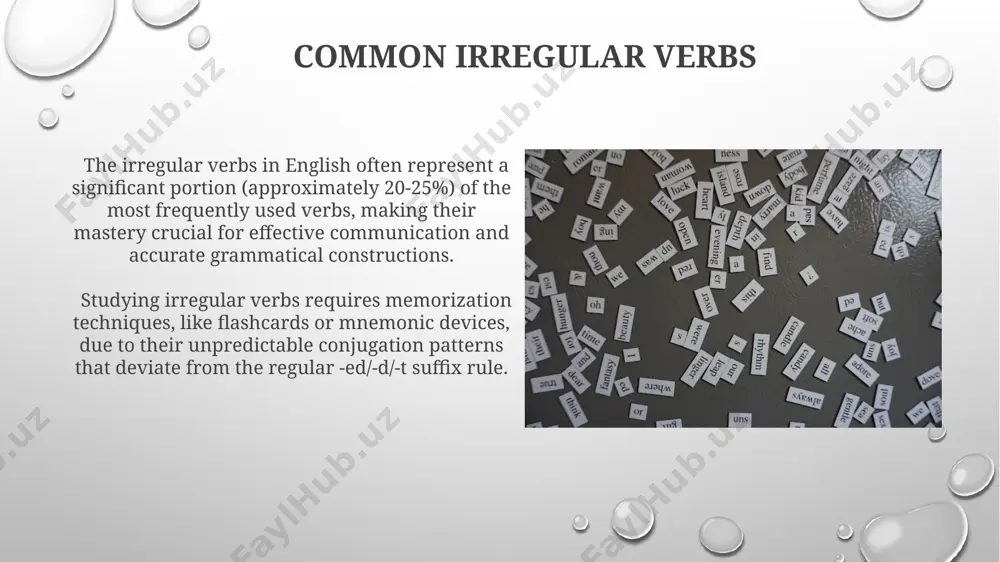 regular and irregular verbs - Page 5