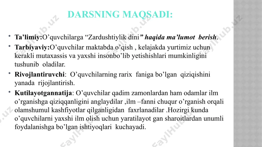 zardushtiylik dini dars ishlanmasi - Page 5