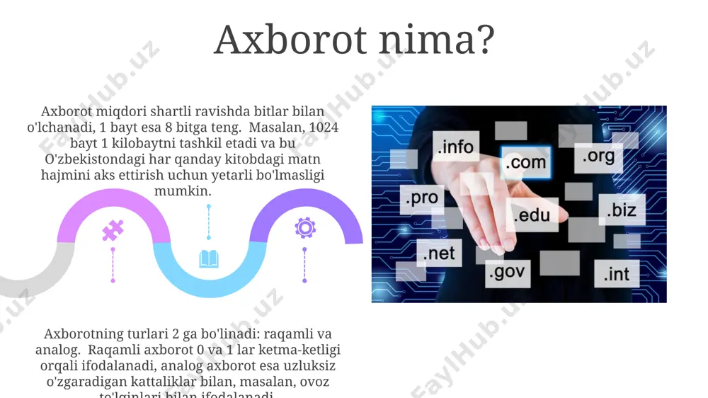 axborot nima va uning turlari - Page 5
