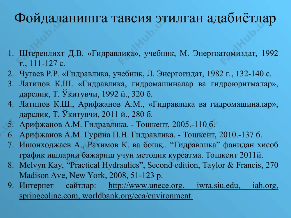 quvurlarni gidravlik hisob (kalta quvurlarni gidravlik hisob) - Page 3