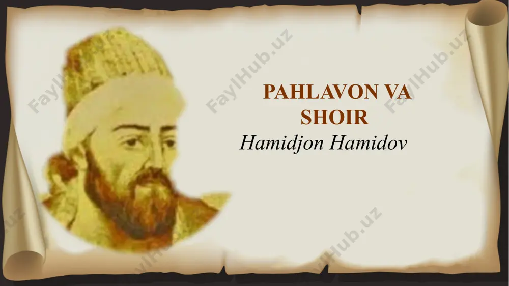 erimni olding, ertangi kun maydonda yolg‘iz o‘g‘limning qo‘lini baland qilgin», — deb nola chekayotgan ekan. mahmud bu xotin sulton saroyidagi pahlavonning onasi ekanligini sezibdi. ertasi kuni kurash maydonida mahmud o‘zini juda zaif va lapashang qilib ko‘rsatibdi. yosh bahodir ikki-uch davradan keyinoq mahmudni chirpirak qilib ko‘tarib uribdi. sulton bu g‘alaba sharafiga katta ziyofat beribdi. tantanalardan so‘ng hokim boshchiligida arkoni davlat: barcha xizmatkorlar, mehmonlar fillarga minib o‘rmonga — ovga jo‘nashibdi. changalzorlar orasidan ketayotganda bexosdan sulton taxtiravoni o‘rnatilgan fil botqoqqa botib qolibdi. ko‘p urinishibdi, filni loydan chiqaza olishmabdi. shunda mahmud xizmatkorlarga filning oldingi oyoqlari orasini kovlab bo‘shatishni buyuribdi. shunday qilishibdi. bo‘shliqqa katta bir kundani tashlabdilar. mahmud ana shu kunda ustiga tushib, fil oyoqlari orasiga yelkasini qo‘yib, bir zo‘r bilan ikki oyog‘ini botqoqdan bo‘shatibdi, fil o‘zini o‘nglab, halokatdan qutulibdi. hamma mehmonning qudratiga ofarinlar aytibdi. ovdan so‘ng yana ziyofat boshlanibdi. gap orasida sulton mahmuddan: — kecha maydondagi zaifligingiz bilan bugungi ja- soratingizni qanday tushunsa bo‘ladi? …
