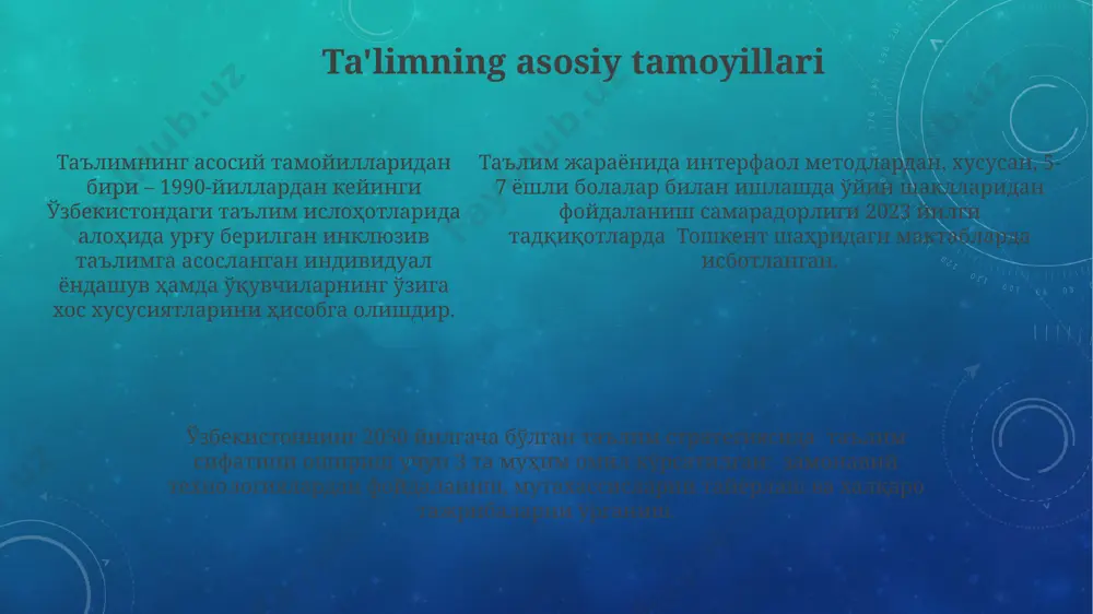 ditaktika - ta'lim nazariyasi. ta'lim metodlari - Page 5