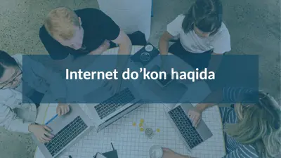 internet do’kon haqida — PPTX