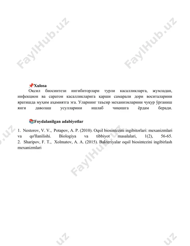 oqsil biosintezi ingibitorlari - Page 5