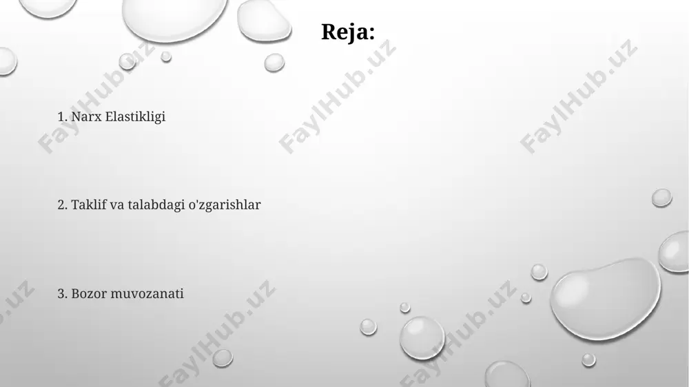 chiqaruvchilarning dastlabki taklifini ortda qoldirdi, bu esa elektr mashinalar narxining oshishiga va kutish ro'yxatlarining uzayishiga olib keldi – bu los-anjelesdagi dilerlik markazlarida narxlarning oshishi va mashinalarning cheklangan miqdori yo'nalishiga bozor muvozanatining o'zgarishini ko'rsatadi еи томонидан хитойдан импорт қилинаётган пўлатга 15%лик бож солиш европа бозорларига (масалан, роттердам портига) таъминотни камайтиради, нархларни оширади ва маҳаллий ишлаб чиқарилган ёки бразилия каби бошқа мамлакатлардан импорт қилинаётган пўлатга ўтишга олиб келиши мумкин. haqiqiy hayotdagi qo'llanmalar nyu-york yoki london kabi shaharlardagi uy-joy bozorlari taklif-talab dinamikasini namoyish etadi: yerning cheklanganligi (past taklif) va yuqori aholi zichligi (yuqori talab) uy-joy narxlarining yuqori bo'lishiga olib keladi. hukumat qoidalari (zonirovka qonunlari, qurilish kodekslari) uy-joy taklifiga ta'sir qiladi neft narxlari opecning ishlab chiqarish kvotalariga (ta'minot) va global energiya iste'moliga (talab) bog'liq ravishda o'zgarib turadi. geosiyosiy voqealar (masalan, 2022-yilgi rossiya-ukraina urushi) ta'minot zanjiri buzilishlariga, narxlarning keskin o'sishiga olib keladi qishloq xo'jaligi bozorlari (masalan, bug'doy, makkajo'xori) talab va taklifni namoyish etadi: talabning oshishi …