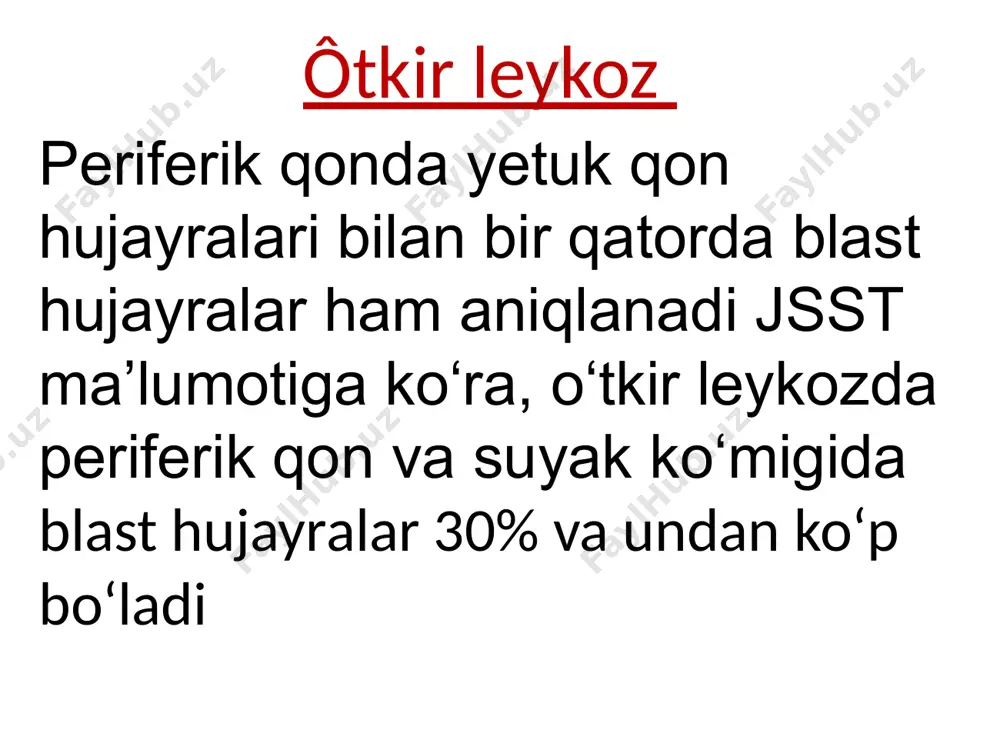 bevosita yoshga bog'liq. 80 yoshdan oshgan odamlarda yiliga > 30:100 000 ni tashkil qiladi . etiologiya virusli infektsiya (epstein-barr) 12, 13, 14 xromosomalar hududida xromosoma anomaliyalari. qon qarindoshlarida gorizontal va vertikal ravishda leykemiyaning eng keng tarqalgan shakli. cll bilan og'rigan bemorlar bo'lgan oilada cll rivojlanish chastotasi 30 baravar yuqori. ikkinchi avlodda kasallik erta yoshda rivojlanadi va ko'proq tajovuzkor bo'ladi. dastlabki davr kattalashgan limfa tugunlari, leykotsitoz limfotsitoz; surunkali limfotsitik leykemiyaning boshlang'ich davrining asosiy mezonlari: bir yoki ikkita guruhning bir nechta limfa tugunlarining engil yoki o'rtacha kattalashishi; 10 * 10 9 / l dan ortiq bo'lmagan leykotsitoz ; leykotsitozni sezilarli darajada oshirish tendentsiyasi yo'q bemorning qoniqarli holati, boshqa organlar va tizimlarning disfunktsiyasining yo'qligi (kompensatsiya holati). aniq klinik ko'rinishlar davri intoksikatsiya sindromi; progressiv limfadenopatiya ( giperplastik sindromning namoyon bo'lishi sifatida ) jigar va taloqning parallel kengayishi; oshqozon-ichak traktining barcha bo'limlari va organlarining infiltratsiyasi; o'pka infiltratsiyasi; asab tizimining barcha qismlarining infiltratsiyasi; yurak o'tkazuvchanligi tizimining …