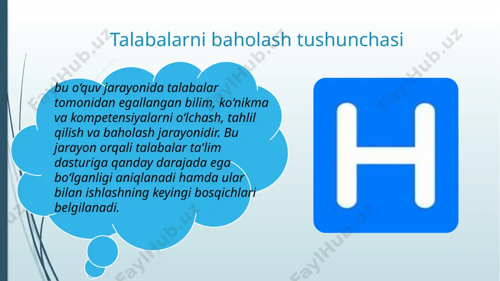 talabalar bilimini baholash platformasi - Page 3