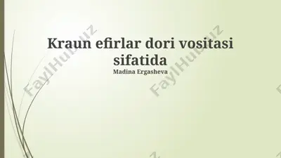 toj efirlar — PPTX