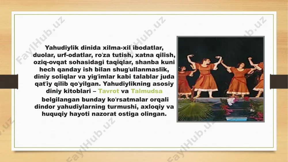 yahudiylik taʼlimoti, marosimi - Page 4