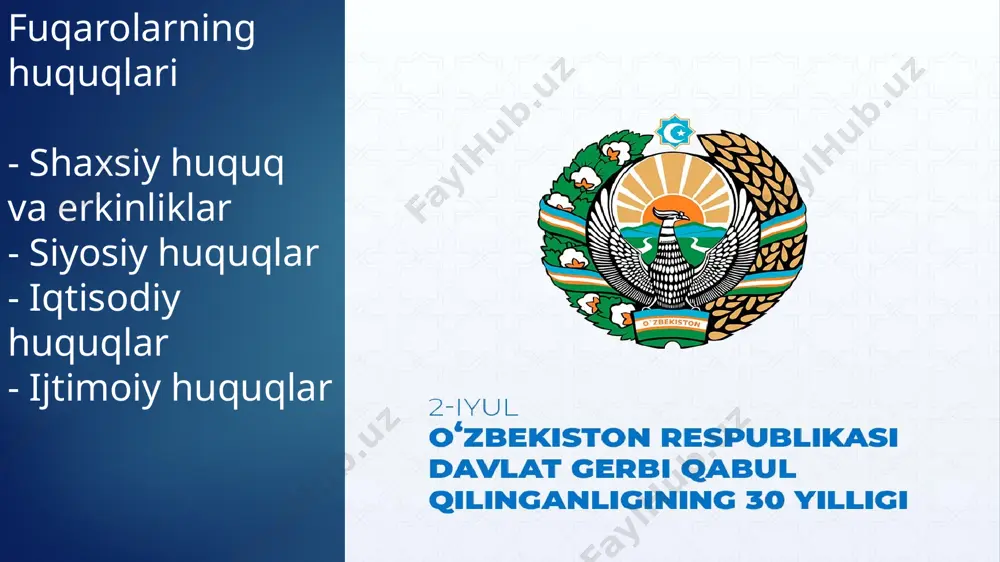 da tuzilgan saylov uchastkalaridagi saylovchilar soni haqida tashqi isjlar vazirligi tomonidan taqdim etilgan ma’lumotlar asosida markaziy saylov komissiyasi saylov komissiyasini yetkazib berishni ta’minlaydi. 100% saylovchilar uchun 100.5 % byulleten beriladi. o’zbekiston respublikasi prezident saylovi, qonunchilik palatasi deputatlari va mahalliy kengashlar deputatlari saylovi bo’yicha saylov kompaniyasi boshlanganligi ularning vakolat muddati tugashidan kamida 3 oy oldin markaziy saylov komissiyasi tomonodan oavda e’lon qilinadi. o’zbekiston respublikasi prezidentligiga nomzod, qonunchilik palatasi deputatligiga nomzod, mahalliy kengash deputatligiga nomzod ko’rsatish huquqiga siyosiy partiyalar egadir saylovoldi tashviqoti nomzodlar ro’yxatga olish uchun belgilangan oxirgi kunning ertasidan e’tiboran boshlanadi. saylov kuni va ovoz berishga bir kun qolganda tashviqotga yo’l qo’yilmaydi. nomzodlar saylovchilar bilan uchrashuvlar orqali tashviqot uchun teng sharoitlar yaratiladi. ovoz berish saylov kuni soat 8:00 dan 20:00gacha o’tkaziladi. ovoz berish vaqti va joyi to’g’risida uchastka saylov komissiyasi saylovchilarni saylovdan kamida 10 kun oldin xabardor qiladi. ovoz berish kuni saylov uchastkasida soat 8:00da davlat madhiyasi yangraydi. ovoz berish binosiga …