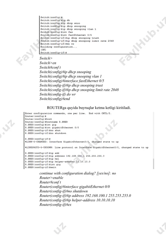 dhcp snooping - xavfsizlik texnologiyasi - Page 3
