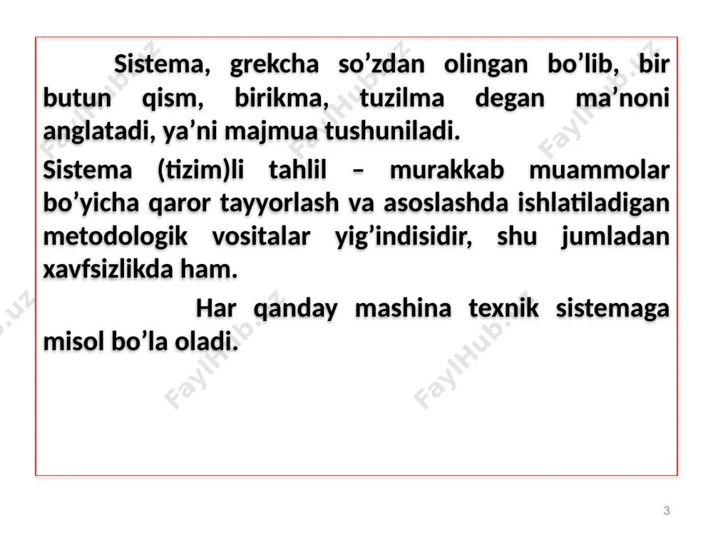 hayot faoliyati xavfsizligi fanidan ma’ruza kursi - Page 3