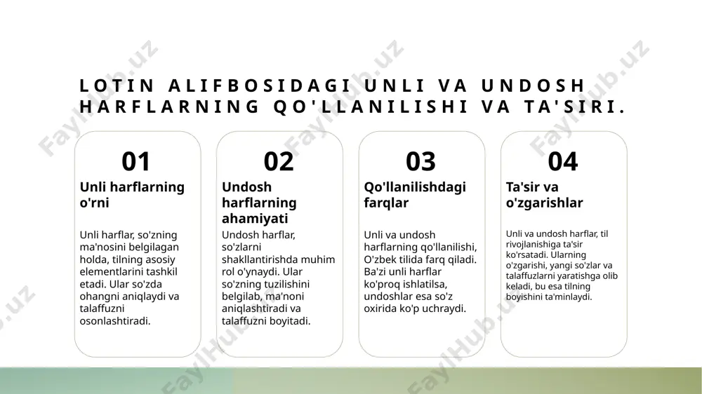 lotin alifbosidagi unli va undosh harflar - Page 5