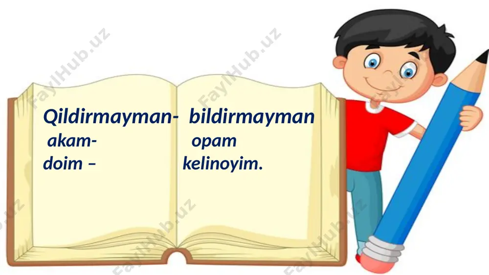 mening oilam 6-dars mustaqil topshiriqni tekshirish - Page 5