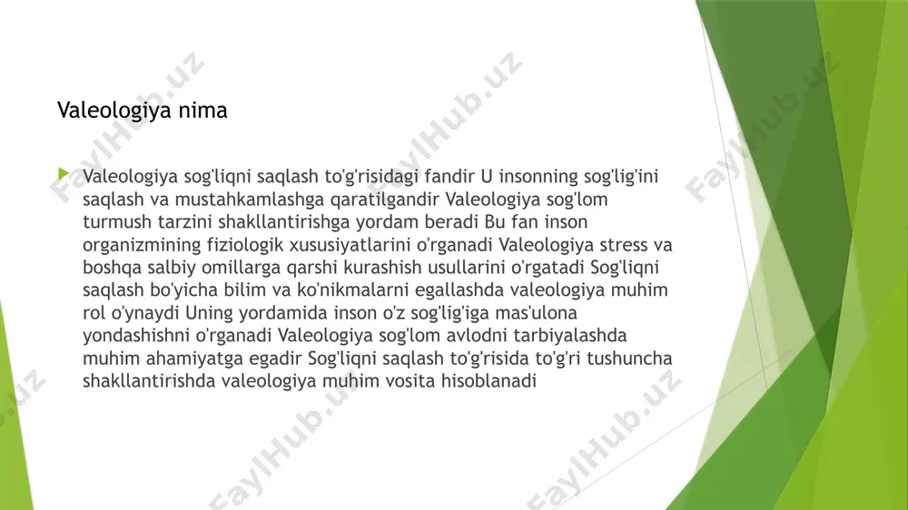 i mustahkamlash uchun to'g'ri ovqatlanish kerak muntazam jismoniy mashqlar qilish muhimdir yetarli miqdorda uxlash kerak stressdan qochish kerak vitaminlar va minerallar qabul qilish mumkin sog'lom turmush tarzi immunitetni mustahkamlaydi emlashlarni o'z vaqtida qilish kerak immunitetni mustahkamlash sog'lig'ingizni saqlashning kalitidir immunitetni mustahkamlash kasalliklarning oldini olish sog'lom turmush tarzini olib borish orqali amalga oshiriladi tibbiy ko'rikdan muntazam o'tish kerak emlashlarni o'z vaqtida qilish kerak zararli odatlardan voz kechish kerak to'g'ri ovqatlanishga e'tibor berish kerak muntazam jismoniy mashqlar qilish kerak stressni boshqarish kerak kasalliklarning oldini olish sog'lig'ingizni saqlashga yordam beradi o'z sog'lig'ingizga mas'uliyat bilan yondashing kasalliklarning oldini olish bolalarda sog'lom turmush tarzini shakllantirish muhimdir bolalarga to'g'ri ovqatlanishni o'rgatish kerak muntazam jismoniy mashqlar qilishlarini ta'minlash kerak yetarli miqdorda uxlashlarini ta'minlash kerak stressdan himoya qilish kerak bolalarga sog'liqni saqlash bo'yicha bilim berish kerak bolalarni yomon odatlardan himoya qilish kerak valeologiya bolalar sog'lig'ini saqlashda muhim rol o'ynaydi sog'lom bolalar - sog'lom kelajak valeologiya va bolalar o'smirlik …